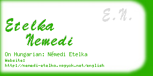 etelka nemedi business card